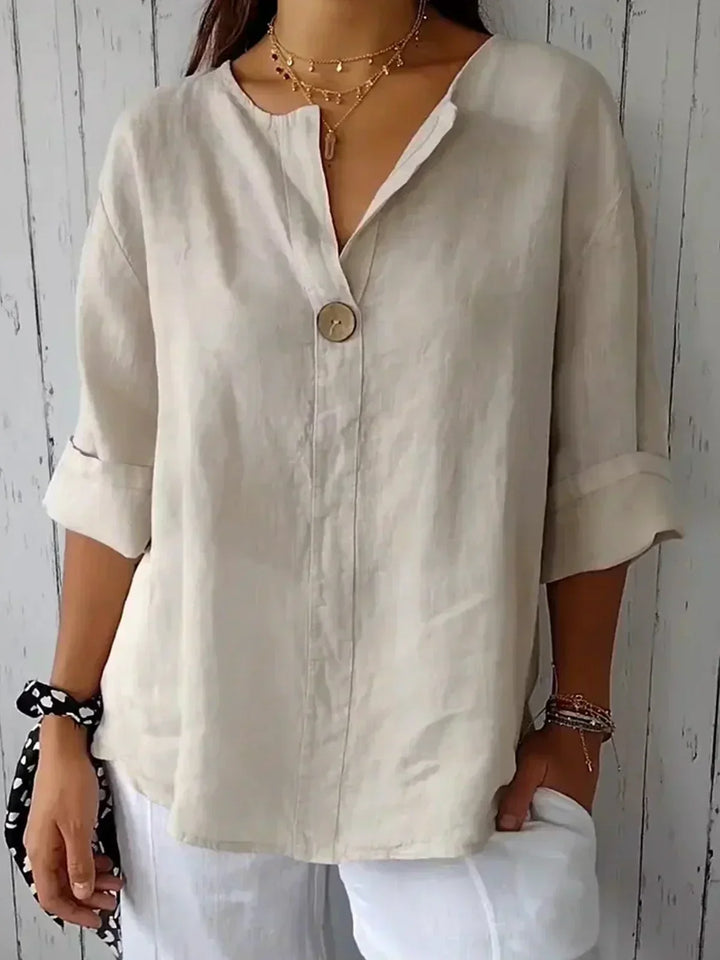 Oprah™ Casual V-Neck Blouse