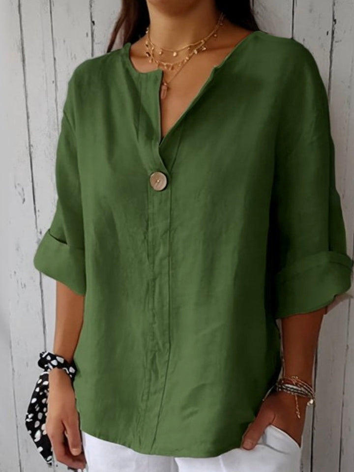 Oprah™ Casual V-Neck Blouse