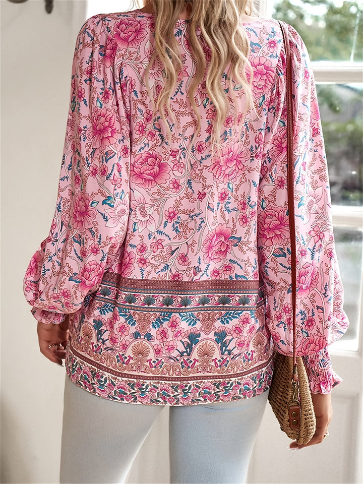 Jovie™ Vintage Floral Peasant Top