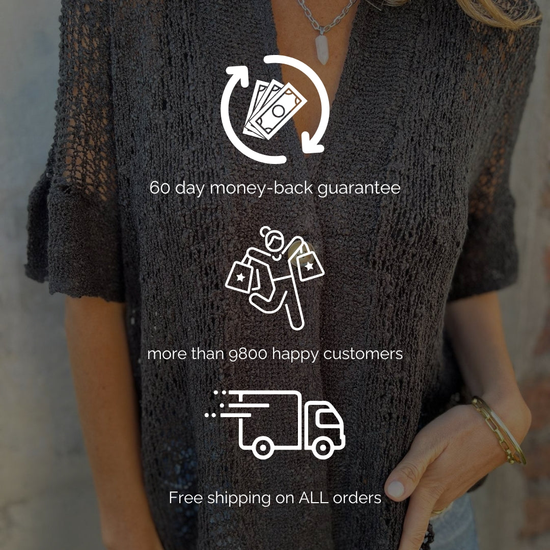 Elara™ Elegant Textured Top