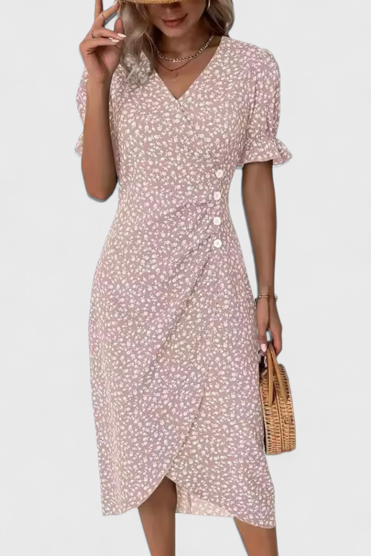 Jolene | Midi Floral Dress