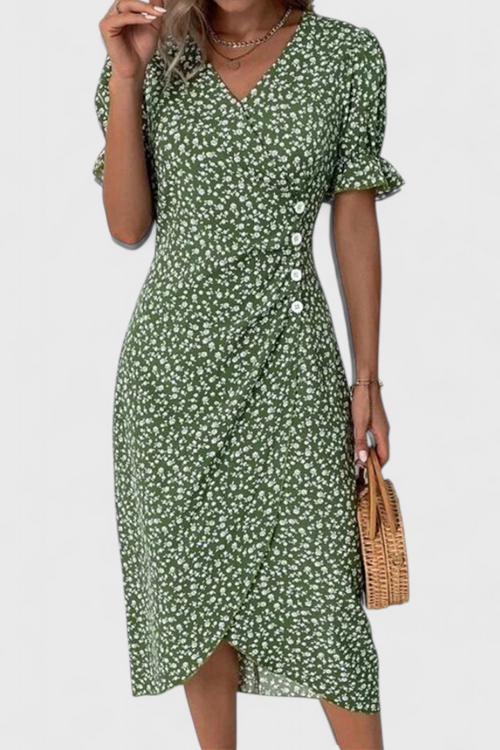 Jolene | Midi Floral Dress