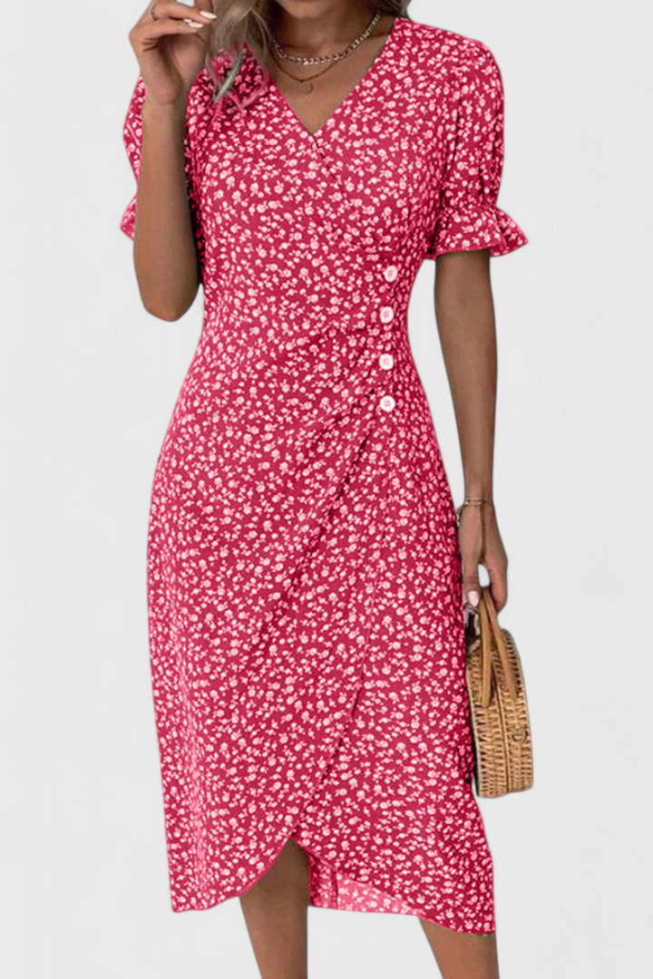 Jolene | Midi Floral Dress